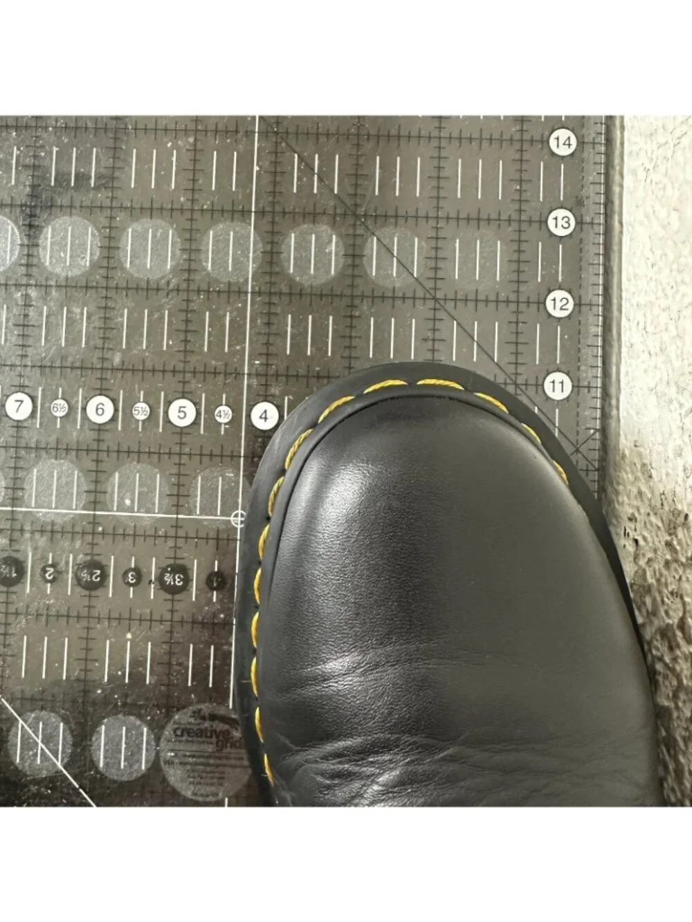 Dr. Martens 8053 Quad Men Size 6 Black Polished Smooth leather 5 Eye Derby Shoes